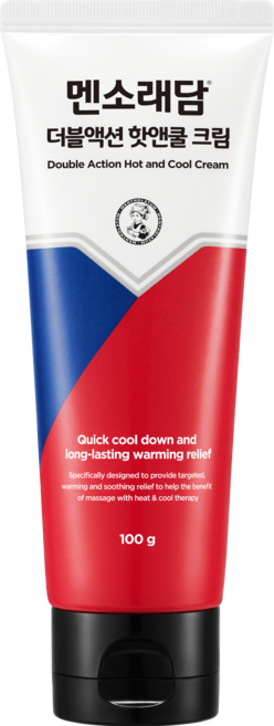 멘소래담 더블액션 핫앤쿨 크림, 100g, 1개