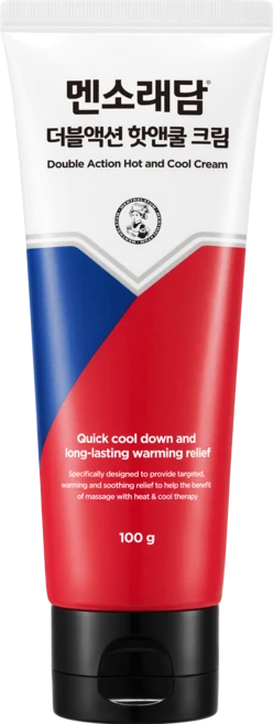 멘소래담 더블액션 핫앤쿨 크림, 100g, 1개 - 쿠팡