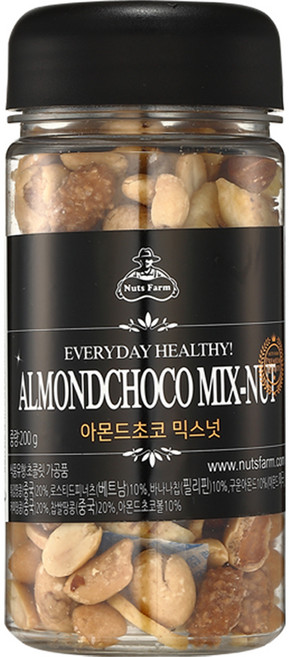 넛츠팜 아몬드 초코 믹스넛, 200g, 1개