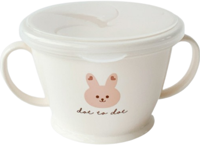 dot to dot 嬰兒用矽膠零食杯, Dottbunny, 1個