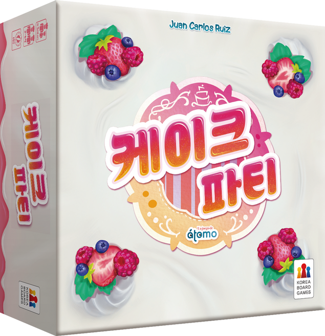 코리아보드게임즈 케이크 파티 보드게임, 혼합색상, 1개