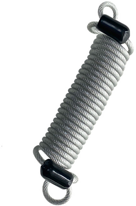 트래블큐브 스테인레스 코팅 코일케이블 1m, 1개