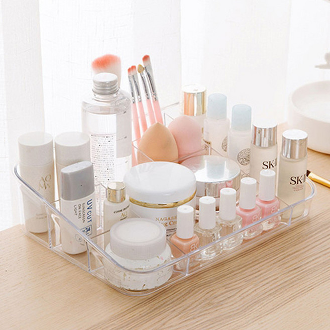 레디박스 아크릴 다용도 화장품 정리함, 투명, 1개
