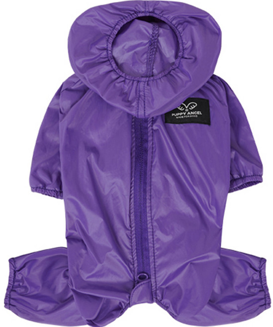 퍼피엔젤 에어 커버롤 강아지 우비 남여공용, 631Purple, 1개