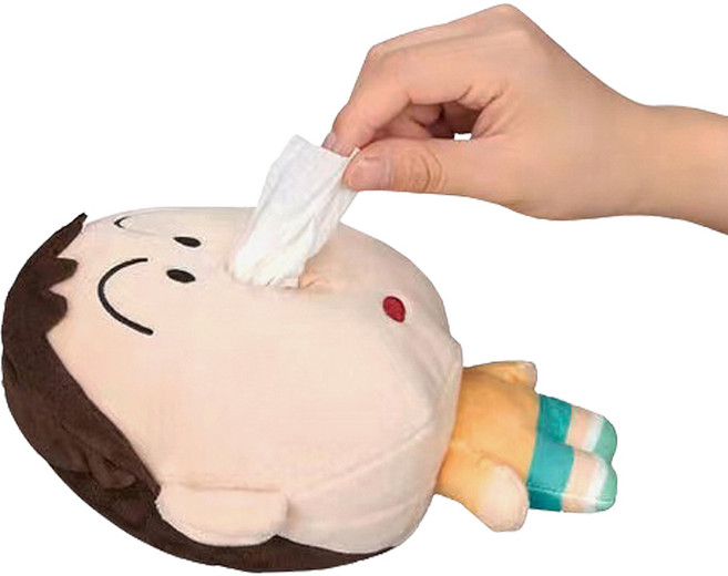 코흘리개 콧물 휴지 케이스, 혼합색상, 1개