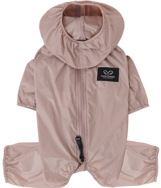 퍼피엔젤 에어 커버롤 강아지 우비 여아전용, 508Pink, 1개