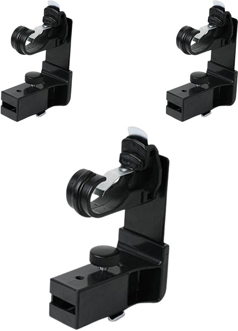 생활백서 못 없이 설치하는 안뚫어고리 ver 1 3.5 x 8 cm, 블랙, 3개