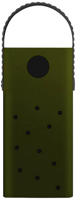 로모스 PEA40 시리즈 실리콘 펀칭 손잡이 4만 보조배터리 케이스, 올리브, 1개