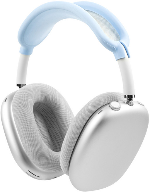 아이몰 에어팟맥스 슬림 실리콘 헤어밴드 커버, 블루