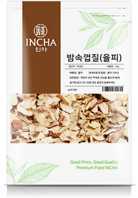 인차 율피 밤속껍질 차, 1개, 1kg