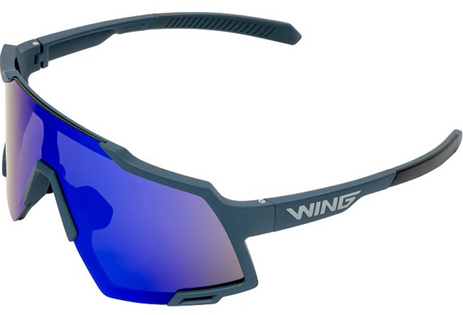 WING 알리 선글라스, Navy + Blue, 1개