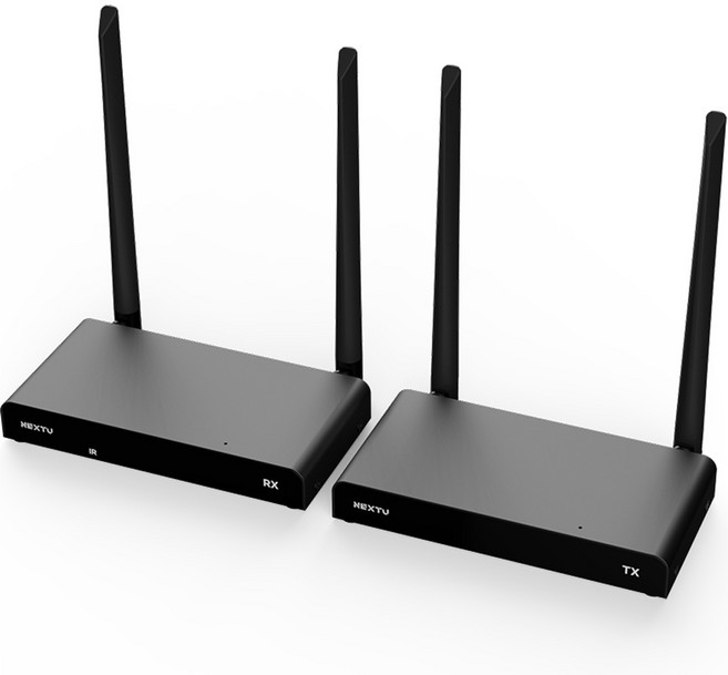 넥스트유 KVM + HDMI 4K60 150m 무선 거리연장기, 4105HDW, 1개