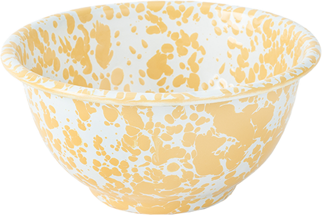 크로우캐년홈 D02 요거트보울 마블 라인, 옐로우, 1개