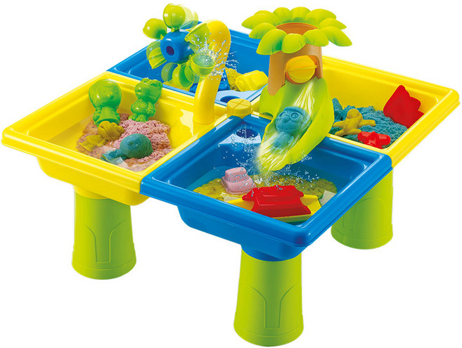 비앤씨 뽀로로 아쿠아샌드 워터파크테이블 모래놀이, 혼합색상, 500g, 1세트