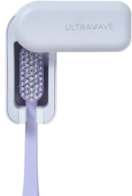 울트라웨이브 LED 휴대용 방수 칫솔살균기 Swing, SS-T2, 라벤더