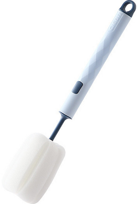 아싸레 물병 청소 스펀지 브러쉬, 블루, 1개