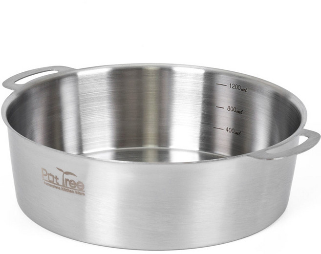 O'lbia IH爐適用304不鏽鋼雙耳泡麵鍋 12286, 銀色, 19.5cm, 1個