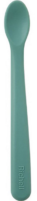 릿첼 유아용 실리콘 이유식 스푼 S, 인디그린, 1개