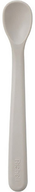 릿첼 유아용 실리콘 이유식 스푼 M, 크림, 1개
