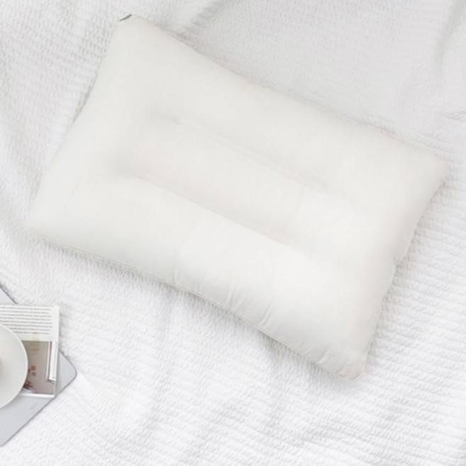 마롤로뜨 빨아쓰는 낮은 베개, 아이보리, 1개