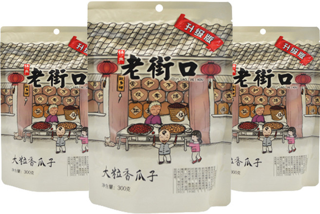 라오 해바라기씨 오향맛, 300g, 3개