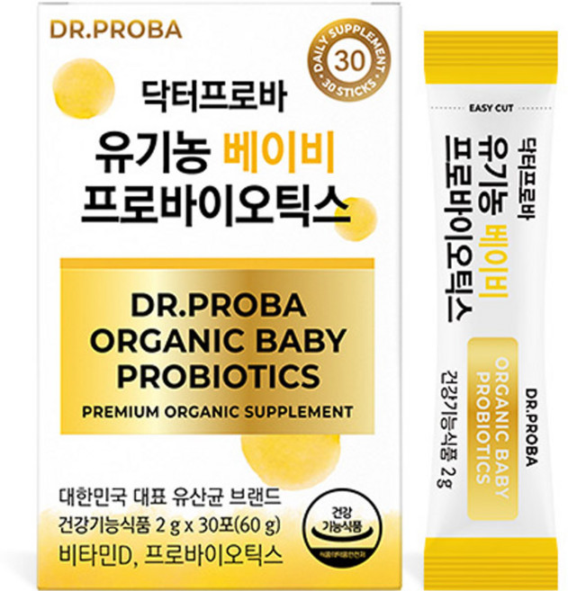 닥터프로바 유기농 베이비 프로바이오틱스 30p, 60g, 1개