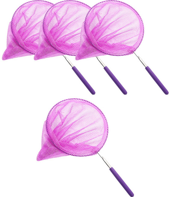 오마이남친 접이식 뜰채 보라색, 4개