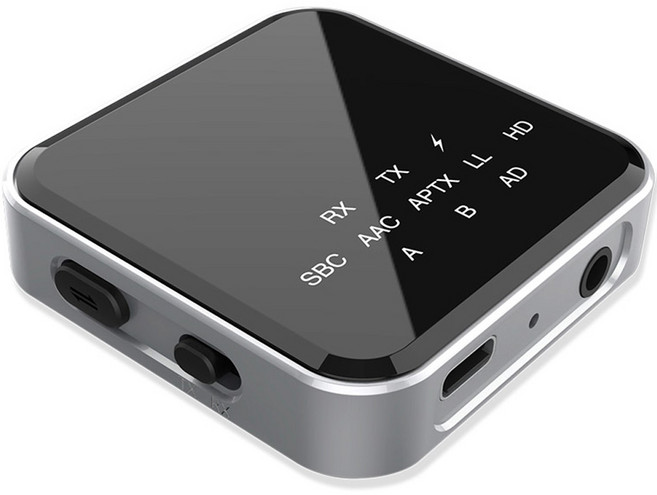 컴스 고음질 오디오 블루투스 송수신기, JA230, 검정, 1개