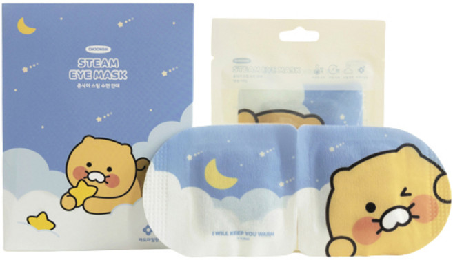 KAKAO FRIENDS 蒸氣熱敷睡眠眼罩 春式, 10入, 1包