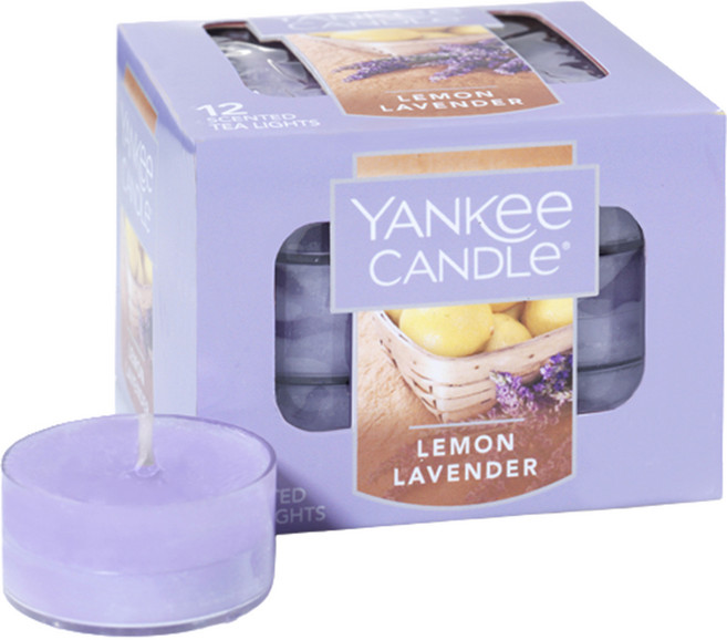 양키캔들 티라이트 캔들 12p, 레몬 라벤더, 1개