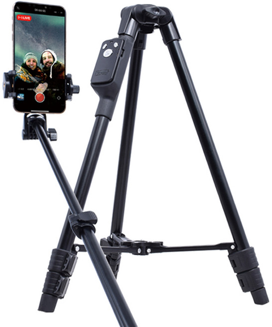 셀루미 초경량 멀티 스위칭 2in1 스마트폰 삼각대 셀카봉 블랙 144cm, SEL-TRS200, 1개