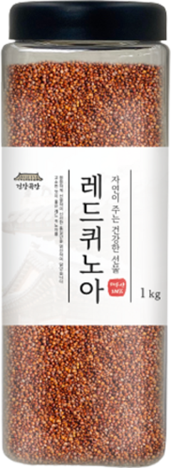 건강곡간 페루산 레드퀴노아 통, 1kg, 1개