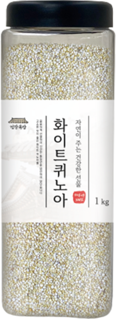 건강곡간 페루산 화이트퀴노아 통, 1kg, 1개