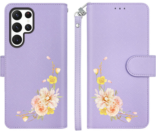 까미또 데일리 플라워 시즌2 스트랩 다이어리 휴대폰 케이스