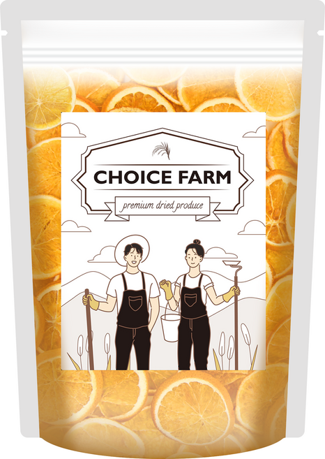 초이스팜 건오렌지 슬라이스 상급, 100g, 1개