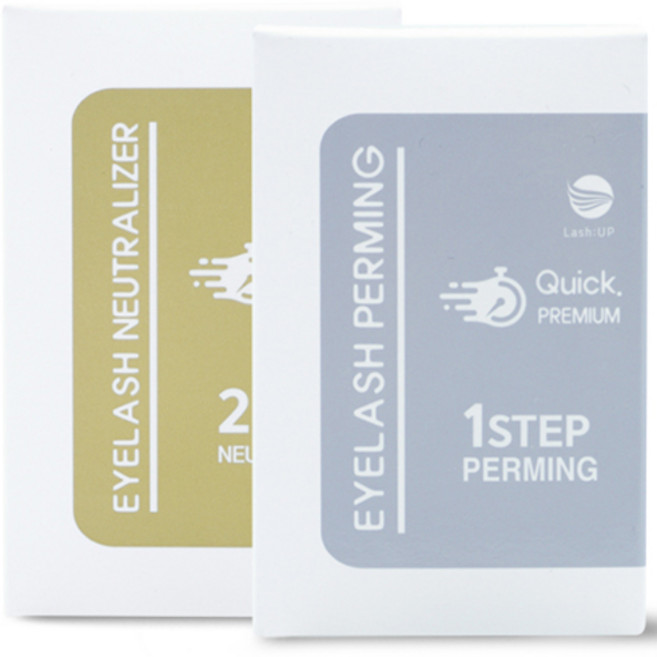 래쉬업 아이래쉬 브로우 퀵프리미엄 펌 STEP1 + STEP2, 혼합색상, 10세트