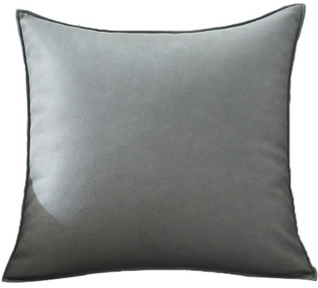 마켓플랜 럭셔리 베개 방수 쿠션, 연그레이