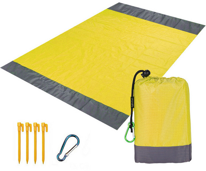 앤티스 초경량 방수 돗자리매트, 옐로우
