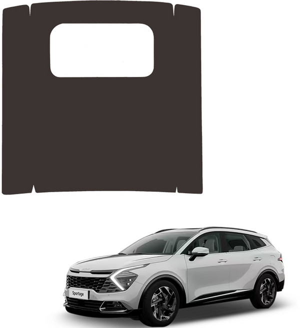 메이튼 스크래치 순정 컬러 가죽 2열 콘솔 뒷면 커버 SC, 다크브라운, 1개