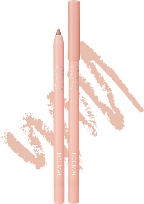 에크멀 논섹션 딥테일 립 펜슬 0.4g, 02 플러피 코랄, 1개