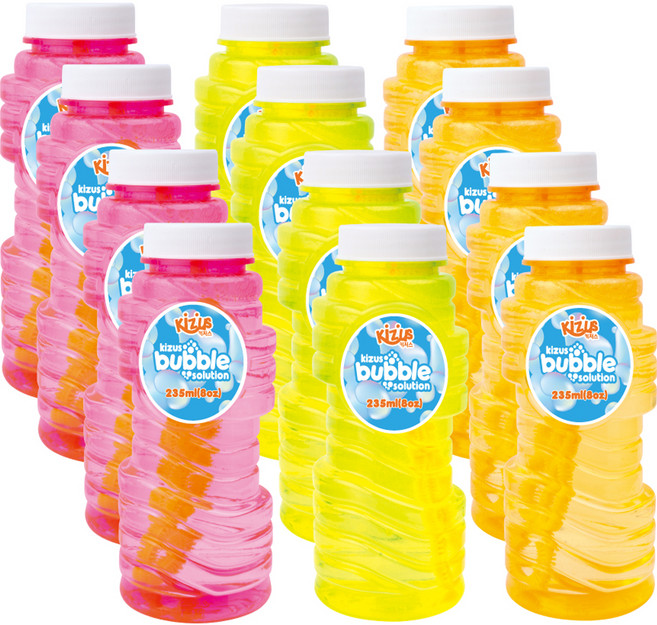 키저스 버블 리필액 235ml, 혼합색상, 12개