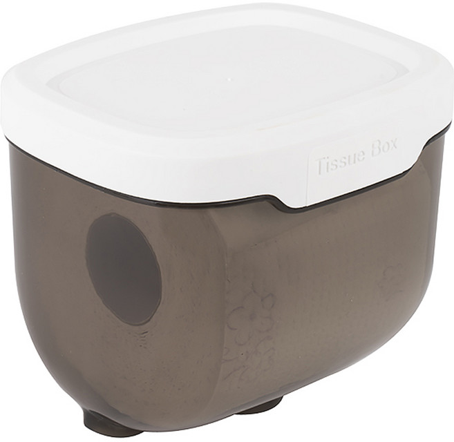 생활공식 무타공 핸드폰 거치대형 휴지걸이, 1개