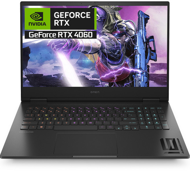 HP 2023 오멘 16 코어i9 인텔 13세대 지포스 RTX 4060, Shadow Black, 512GB, 32GB, WIN11 Home, 16-wf0092TX