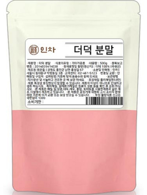 인차 국산 더덕 분말 가루, 500g, 1개