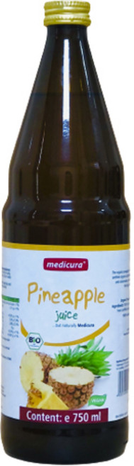 medicura NFC鳳梨原汁, 750ml, 1個
