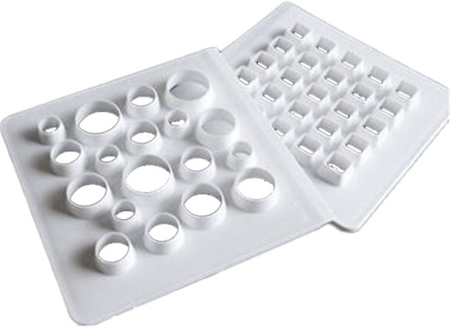 코쿠보 물방울 + 그물망 치즈 데코틀 세트 KK522, 1세트