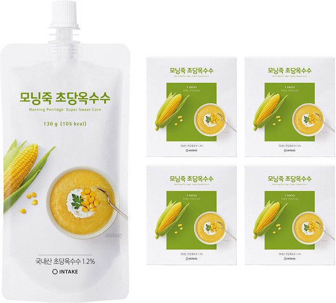 모닝죽 초당옥수수 7p, 910g, 4개