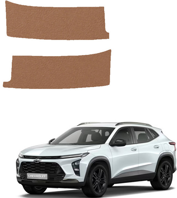 메이튼 스크래치 순정 컬러 가죽 트렁크 스텝 커버 SC, 쉐보레 트랙스 크로스오버, 인디고브라운