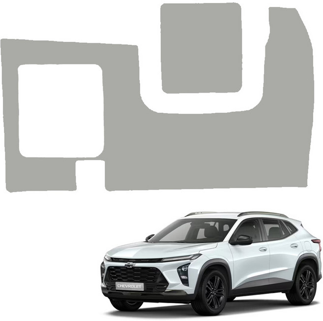 메이튼 순정 컬러 가죽 핸들하단 스크래치 커버, 쉐보레 트랙스 크로스오버, 그레이