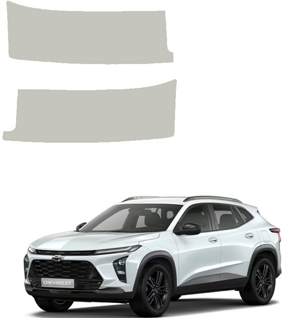 메이튼 스크래치 순정 컬러 가죽 트렁크 스텝 커버 SC, 쉐보레 트랙스 크로스오버, 웜그레이